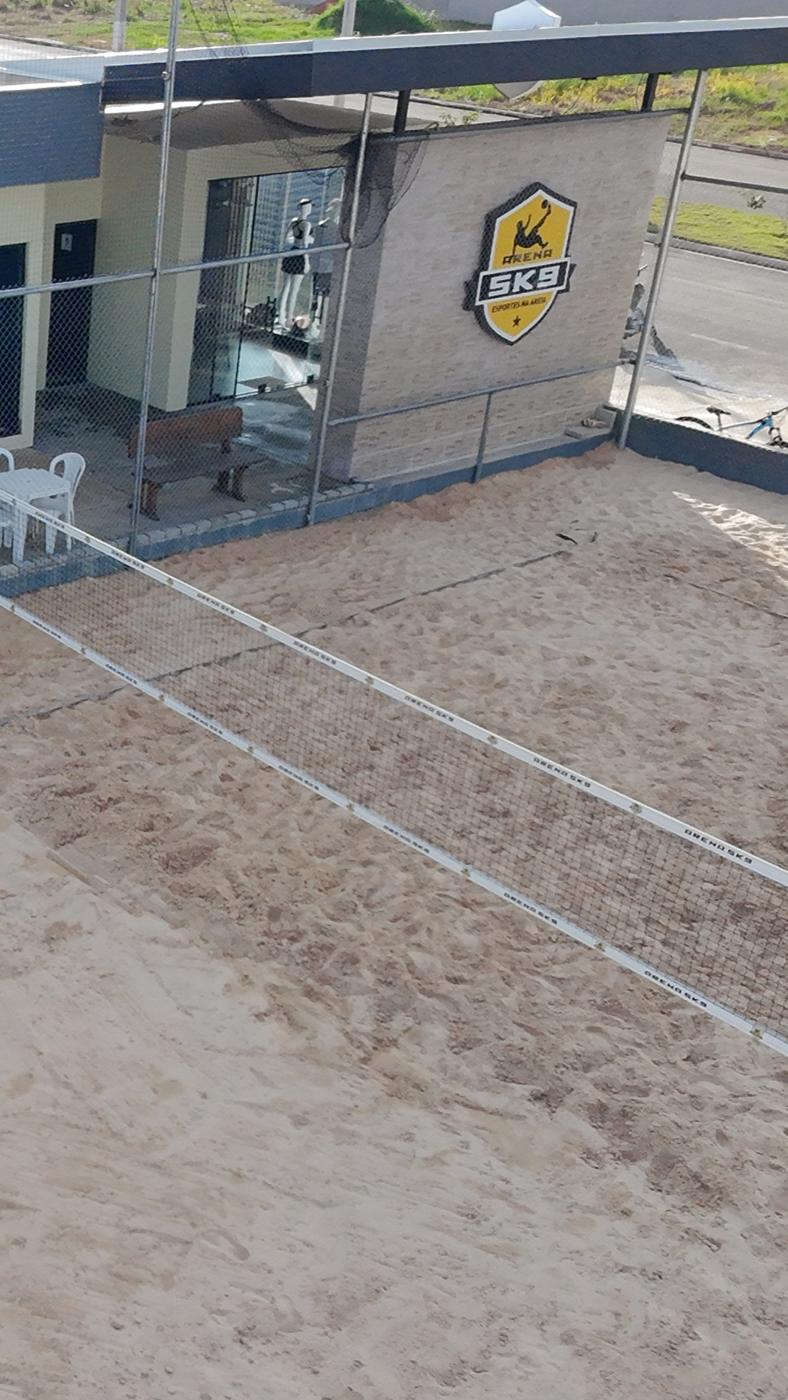 Loja da arena ao lado da quadra
